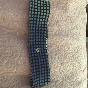 Blue lulu lemon headband